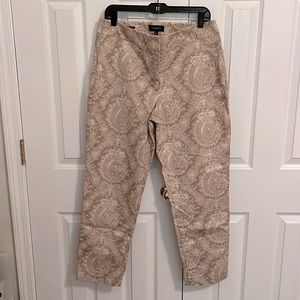 Talbots Size 12 Women’s Pants with Paisley Design.